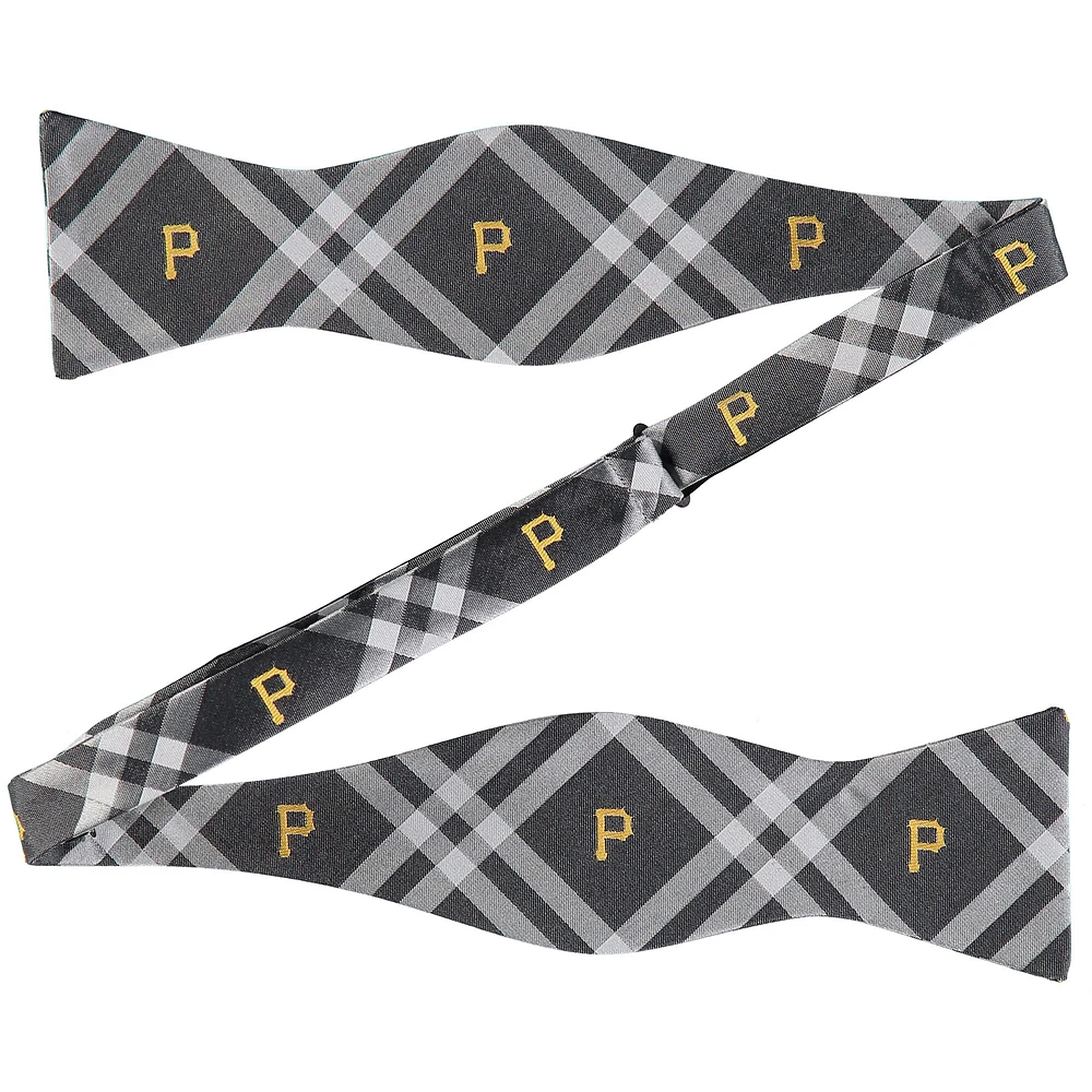 Black Pittsburgh Pirates Rhodes Self-Tie Bow Tie