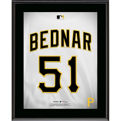 David Bednar Pittsburgh Pirates 10.5" x 13" Jersey Number Sublimated Player Plaque