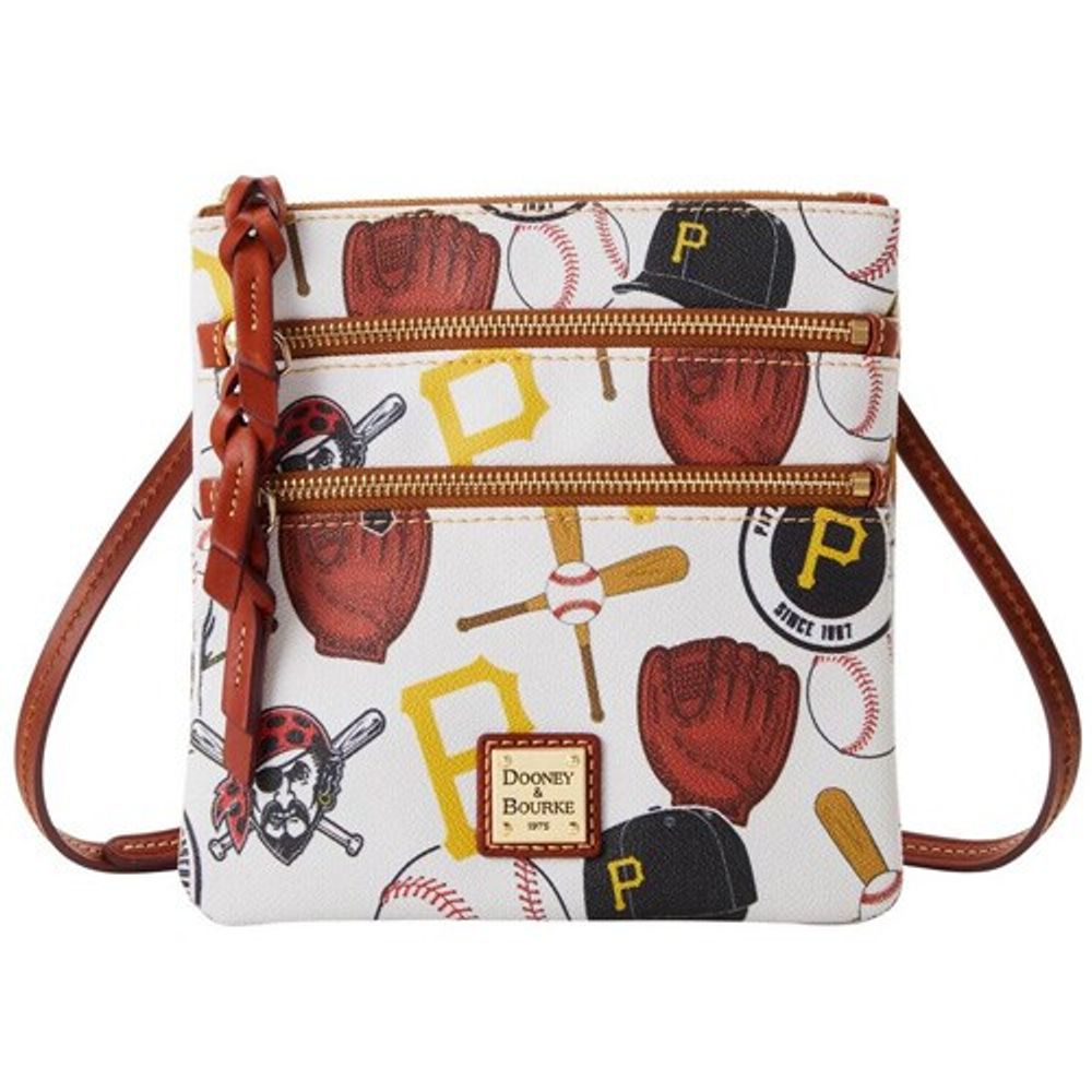 Lids Oakland Athletics Dooney & Bourke Game Day Triple-Zip Crossbody Purse