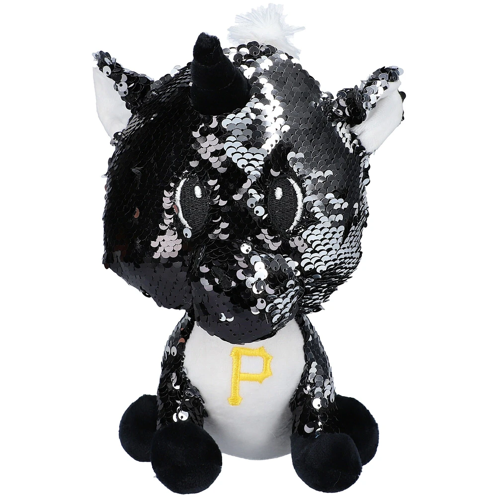 FOCO Pittsburgh Pirates Peluche licorne à paillettes 22,9 cm