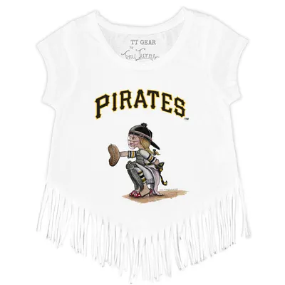 Lids Pittsburgh Pirates Tiny Turnip Women's Kate the Catcher T-Shirt -  White