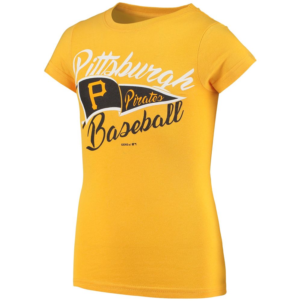 Pittsburgh Pirates Youth Logo T-Shirt - Gold