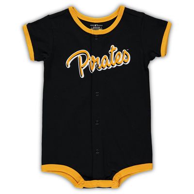 Infant Black Pittsburgh Pirates Power Hitter Romper