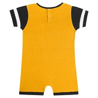 Infant Gold Pittsburgh Pirates Fast Pitch Romper