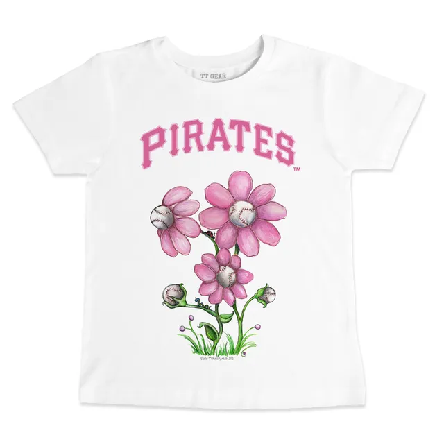 Pittsburgh Pirates Tiny Turnip Youth Baseball Love Raglan 3/4