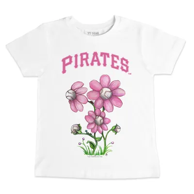 Pittsburgh Pirates Tiny Turnip Women's Fastball T-Shirt - White