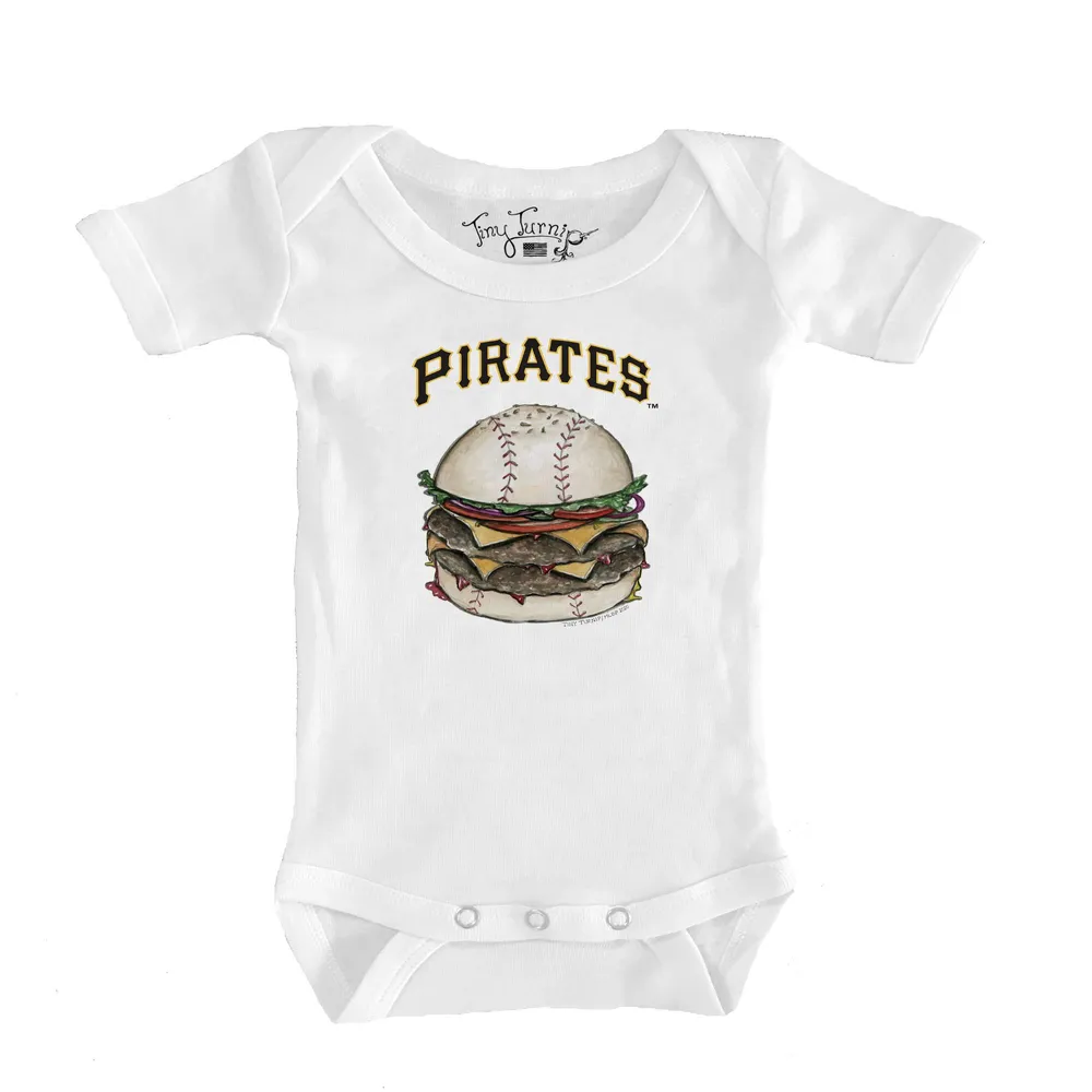 Pittsburgh Pirates Tiny Turnip Youth Heart Banner T-Shirt - White