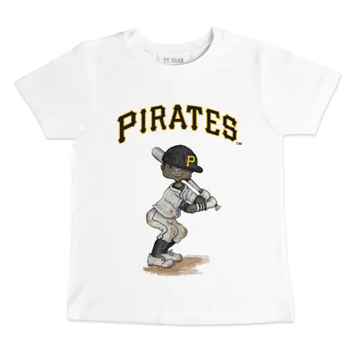 Youth Tiny Turnip Black Pittsburgh Pirates Stitched Baseball T-Shirt Size: Medium