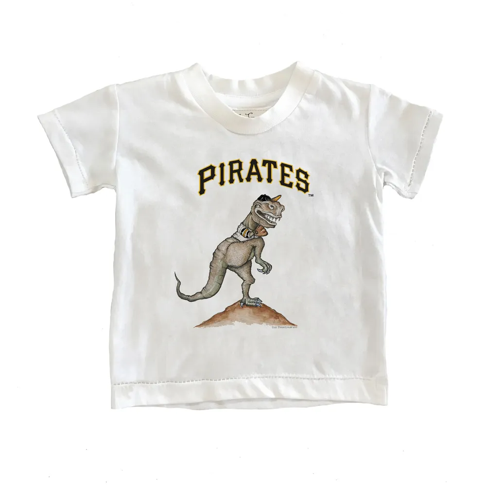 Toddler Tiny Turnip White Pittsburgh Pirates Kate the Catcher T-Shirt 