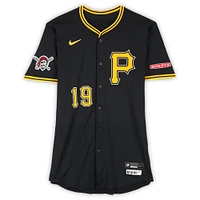 Maillot Nike noir n° 19 de Jared Triolo des Pirates de Pittsburgh, utilisé lors des matchs des 10 et 14 mars 2025