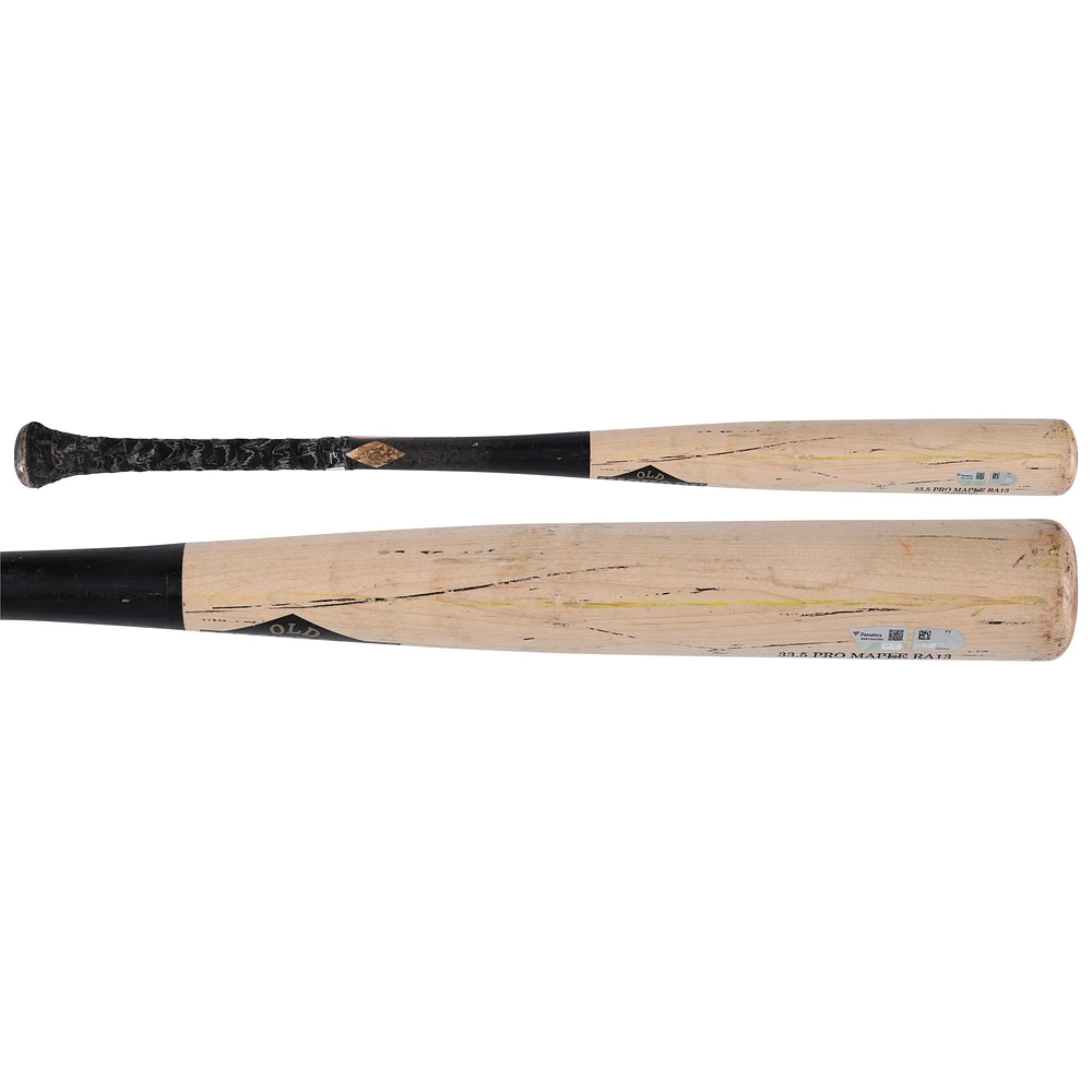 Ke'Bryan Hayes Pittsburgh Pirates Game-Used Tan/Black Old Hickory Broken Bat vs. St. Louis Cardinals on April 9, 2025