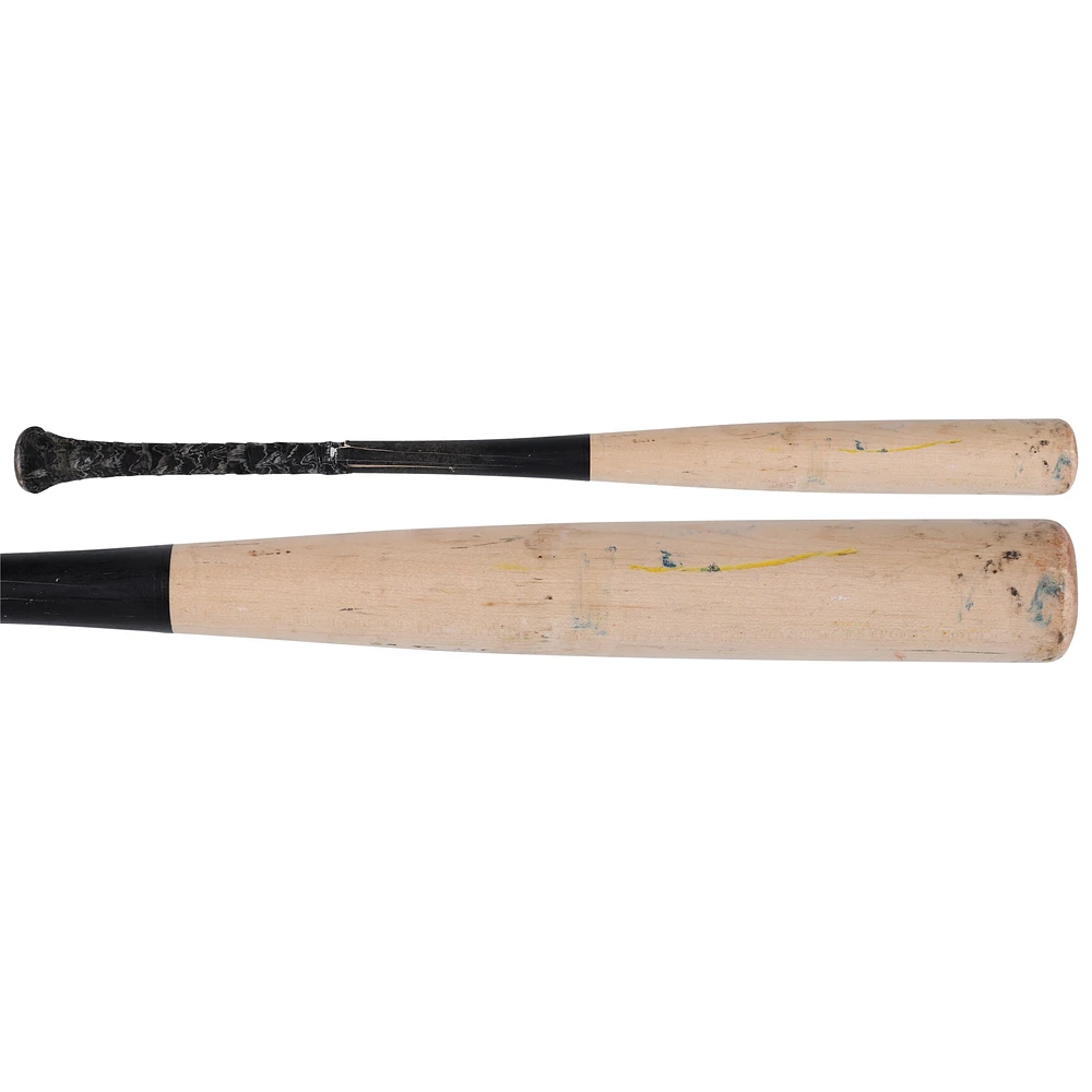 Ke'Bryan Hayes Pittsburgh Pirates Game-Used Tan/Black Old Hickory Broken Bat vs. St. Louis Cardinals on April 9, 2025