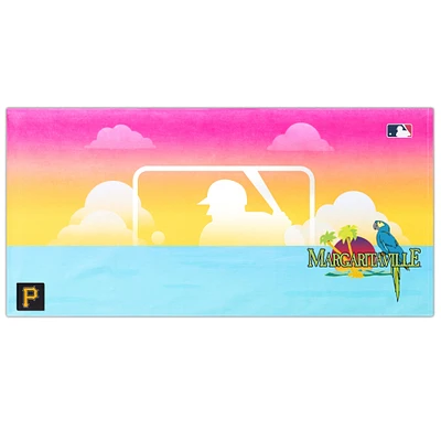 Serviette de plage de l'équipe des Pirates de Pittsburgh de Margaritaville