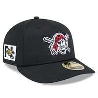 Men's New Era  Black Pittsburgh Pirates 2025 Spring Training Low Profile 59FIFTY Fitted Hat