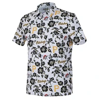 Men's Reyn Spooner  White Pittsburgh Pirates Pua Performance Polo