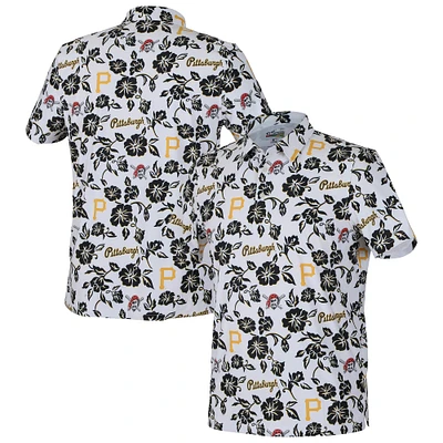 Men's Reyn Spooner  White Pittsburgh Pirates Pua Performance Polo