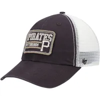 Men's Fanatics Branded Gray/Black Pittsburgh Pirates Team Snapback Hat