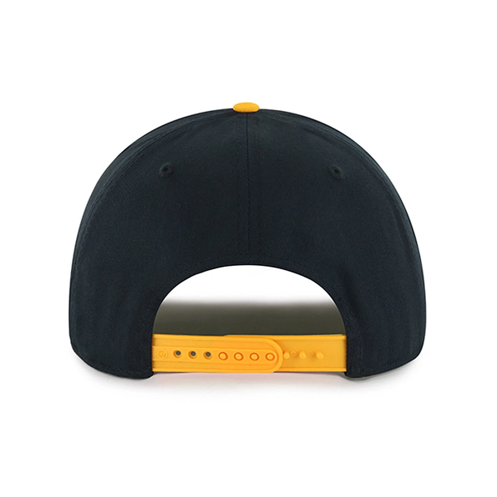 Casquette ajustable Dropshadow Rope Hitch noire des Pirates de Pittsburgh pour hommes '47
