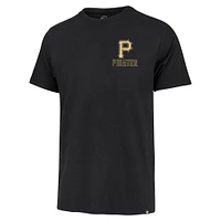 T-shirt noir '47 des Pirates de Pittsburgh pour hommes Hang Back Franklin