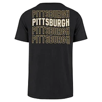 Men's '47 Black Pittsburgh Pirates Hang Back Franklin T-Shirt