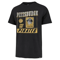 Men's '47 Black Pittsburgh Pirates Outlast Franklin T-Shirt