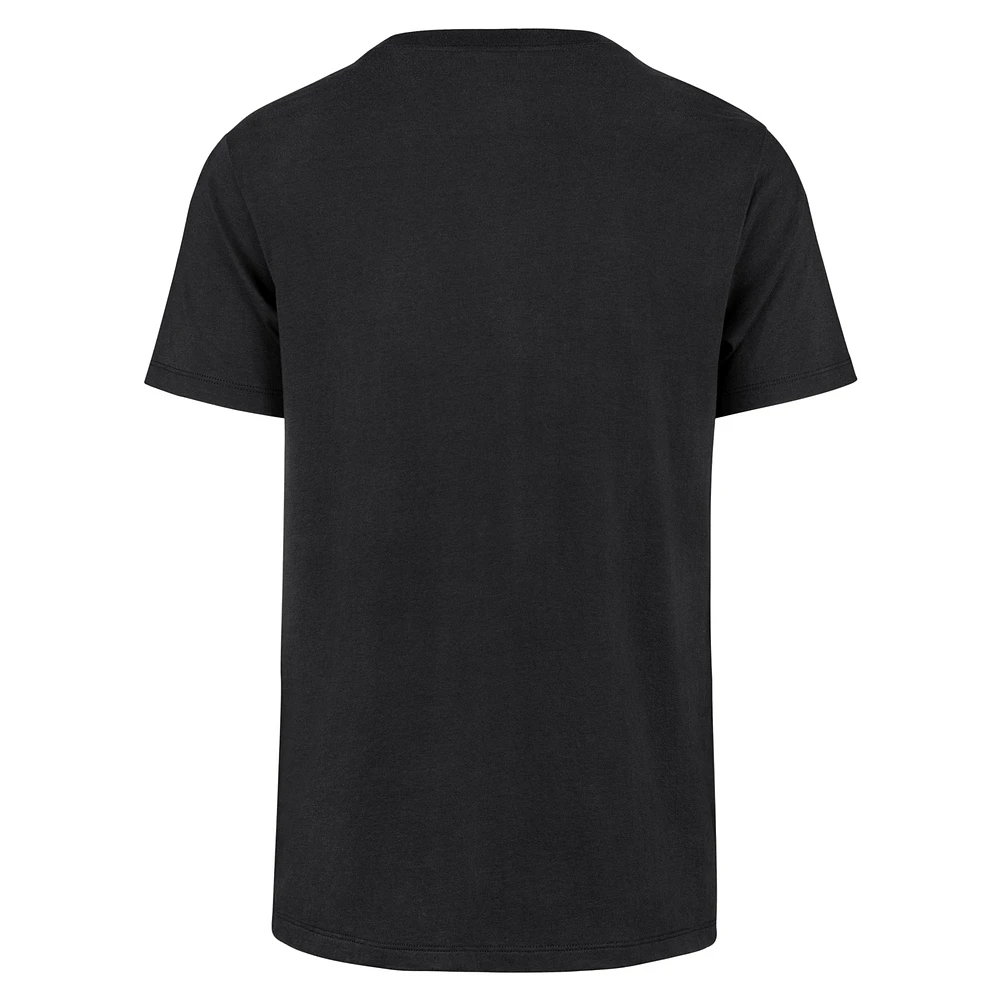 Men's '47 Black Pittsburgh Pirates Pitchout Franklin T-Shirt