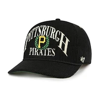 Casquette ajustable Pitchout Rope Hitch noire '47 pour homme des Pirates de Pittsburgh