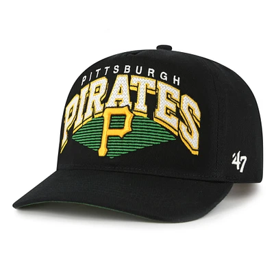 Casquette ajustable Pomona Hitch noire des Pirates de Pittsburgh pour homme, modèle 1947