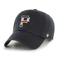 Casquette réglable '47 Pittsburgh Pirates Team Pride Clean Up noire pour homme