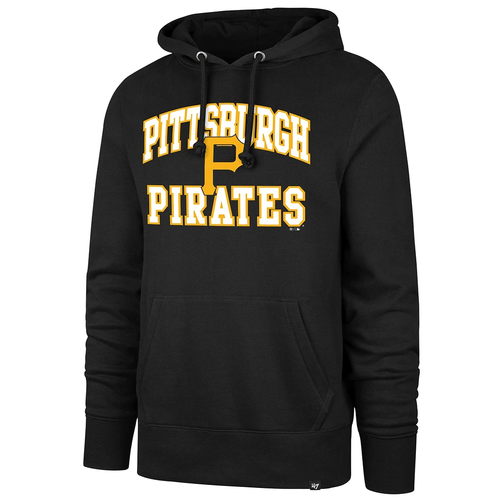 Sweat à capuche noir '47 Pittsburgh Pirates Velocity Headline pour homme