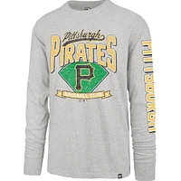 T-shirt à manches longues gris '47 Pittsburgh Pirates Fair Ball Franklin pour homme
