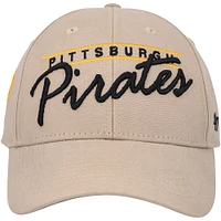 Men's '47 Khaki Pittsburgh Pirates Atwood MVP Adjustable Hat