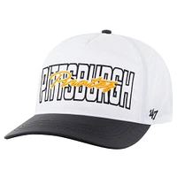 Casquette ajustable blanche '47 Pittsburgh Pirates Lineman Hitch pour homme