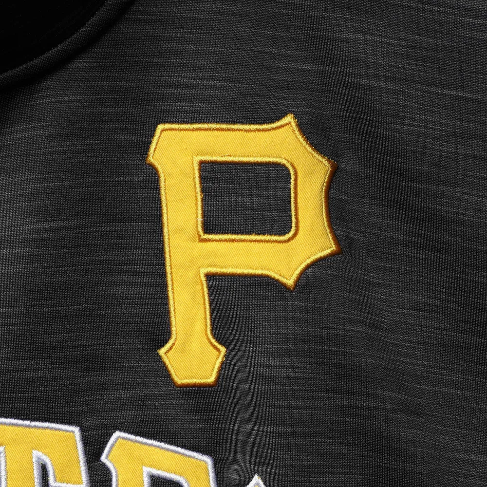 Profile Men's Black Pittsburgh Pirates Big & Tall Streak Full-Zip
