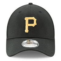 Men's Black Pittsburgh Pirates MLB Team Classic Logo 39THIRTY Flex Hat