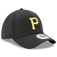 Men's Black Pittsburgh Pirates MLB Team Classic Logo 39THIRTY Flex Hat