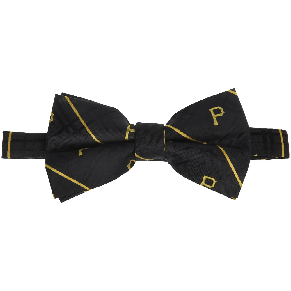 Men's Black Pittsburgh Pirates Oxford Bow Tie