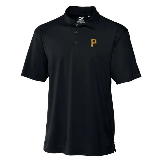 Lids Pittsburgh Pirates Cutter & Buck Women's Americana Logo Prospect  DryTec Textured Stretch Polo