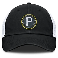 Casquette ajustable Averies des Pirates de Pittsburgh Fanatics pour hommes, noire et blanche