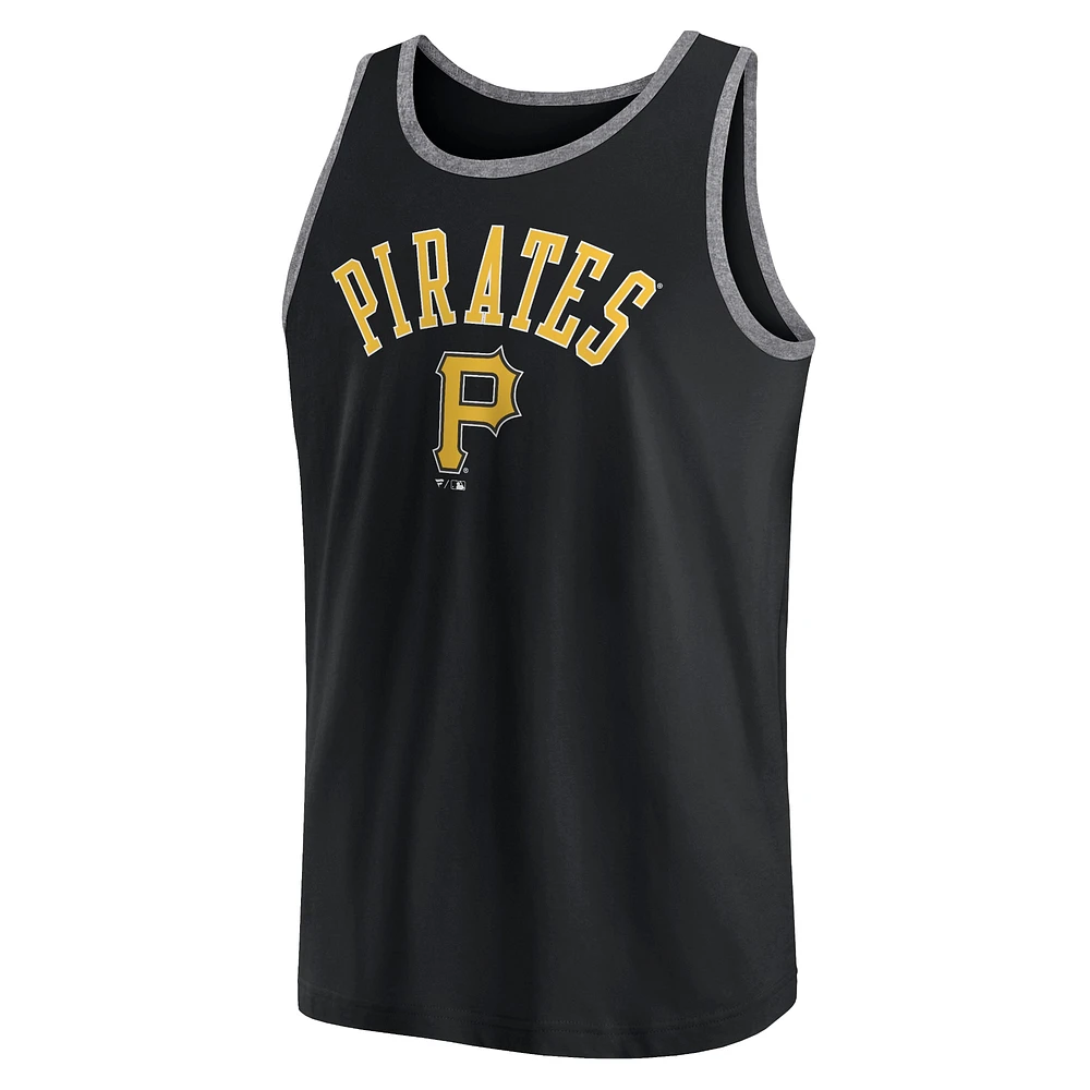 Débardeur noir Fanatics Pittsburgh Pirates Bet pour hommes