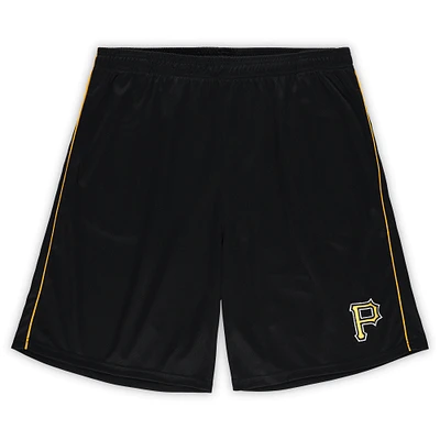 Short noir en maille Fanatics Pittsburgh Pirates Big & Tall pour hommes