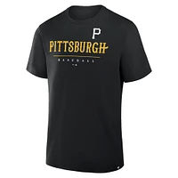 Men's Fanatics Black Pittsburgh Pirates Color Pop Legacy Clubhouse T-Shirt