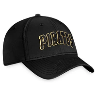 Casquette Cooperstown Core Flex noire Pittsburgh Pirates Fanatics pour hommes