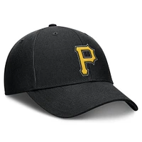 Men's Fanatics Black Pittsburgh Pirates Core Structured Adjustable Hat