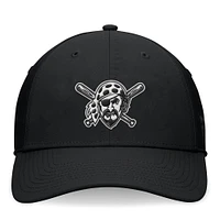 Men's Fanatics Black Pittsburgh Pirates Night Game Flex Hat