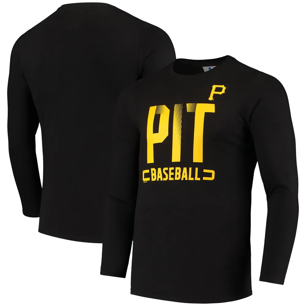 Lids Pittsburgh Pirates Fanatics Branded Abbreviate Long Sleeve T-Shirt -  Black