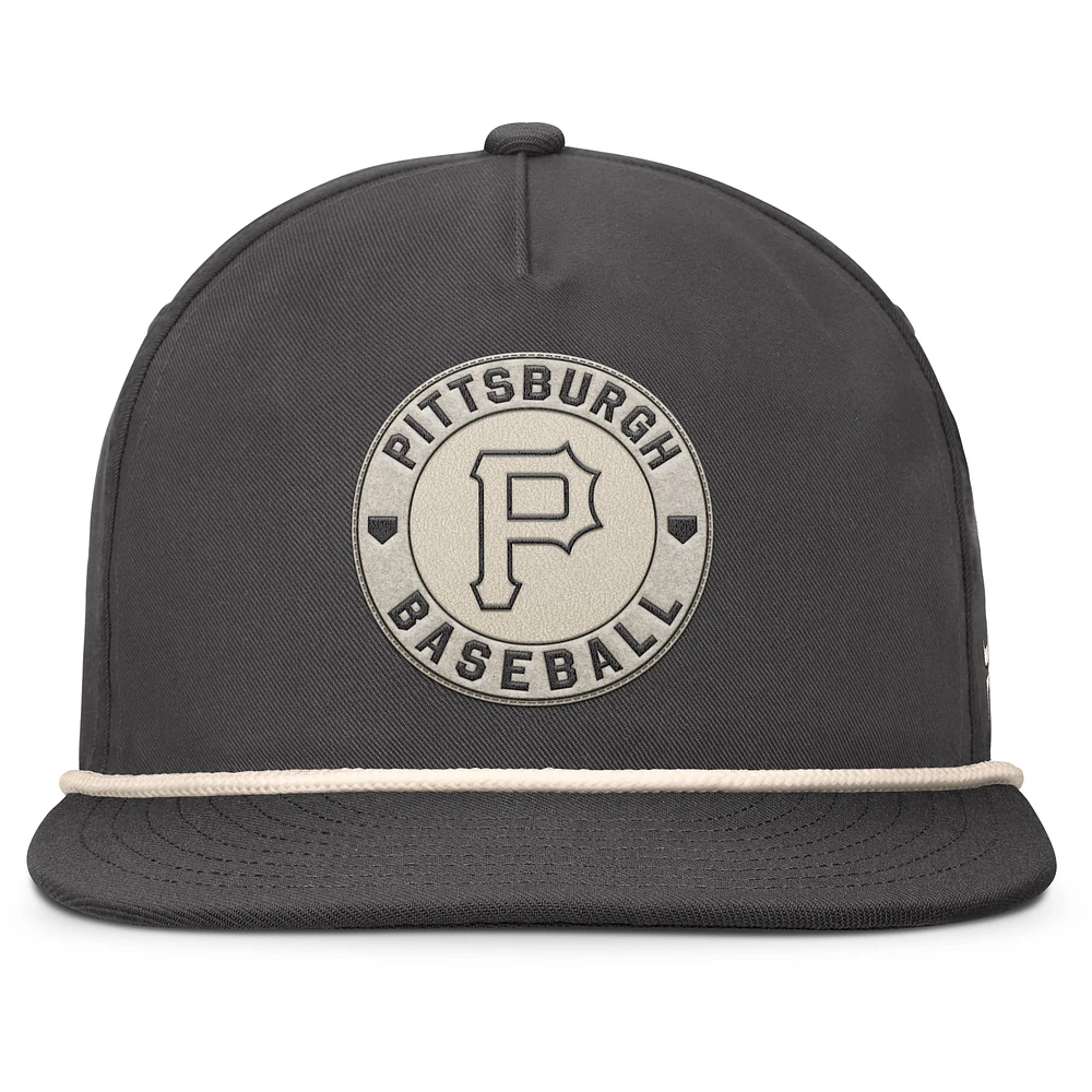 Casquette ajustable Fanatics pour homme, couleur anthracite