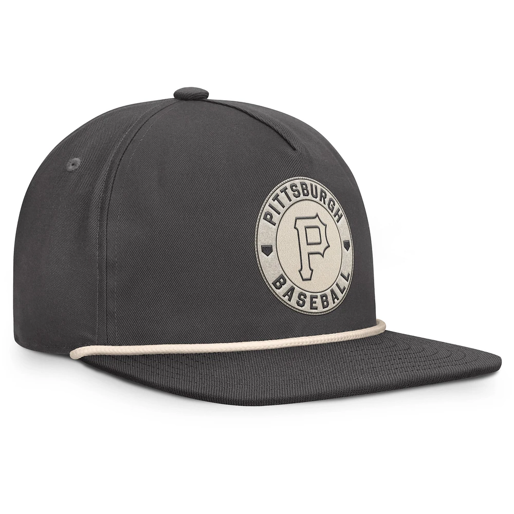 Casquette ajustable Fanatics pour homme, couleur anthracite