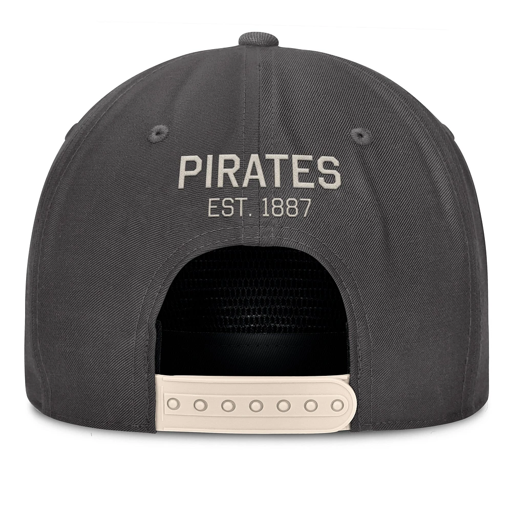 Casquette ajustable Fanatics pour homme, couleur anthracite