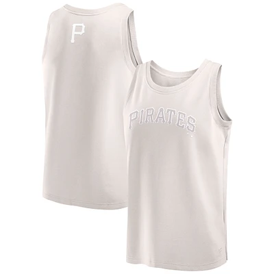 Men's Fanatics Cream Pittsburgh Pirates Elements Tank Top